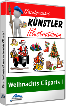 Künstler-Illustrationen Weihnachten 1