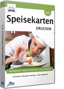 Speisekarten Drucken 9.5 Professional