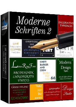 Mehr als 300 hochwertige Schriftarten