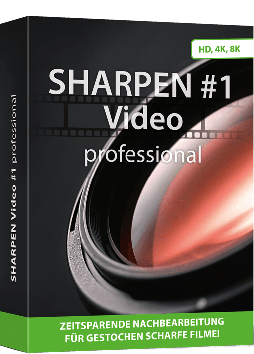 SHARPEN Video #1 professional - Nachschärfen von Videos
