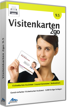 Visitenkarten2go - Per Assistent in 3 Schritten zur Visitenkarte